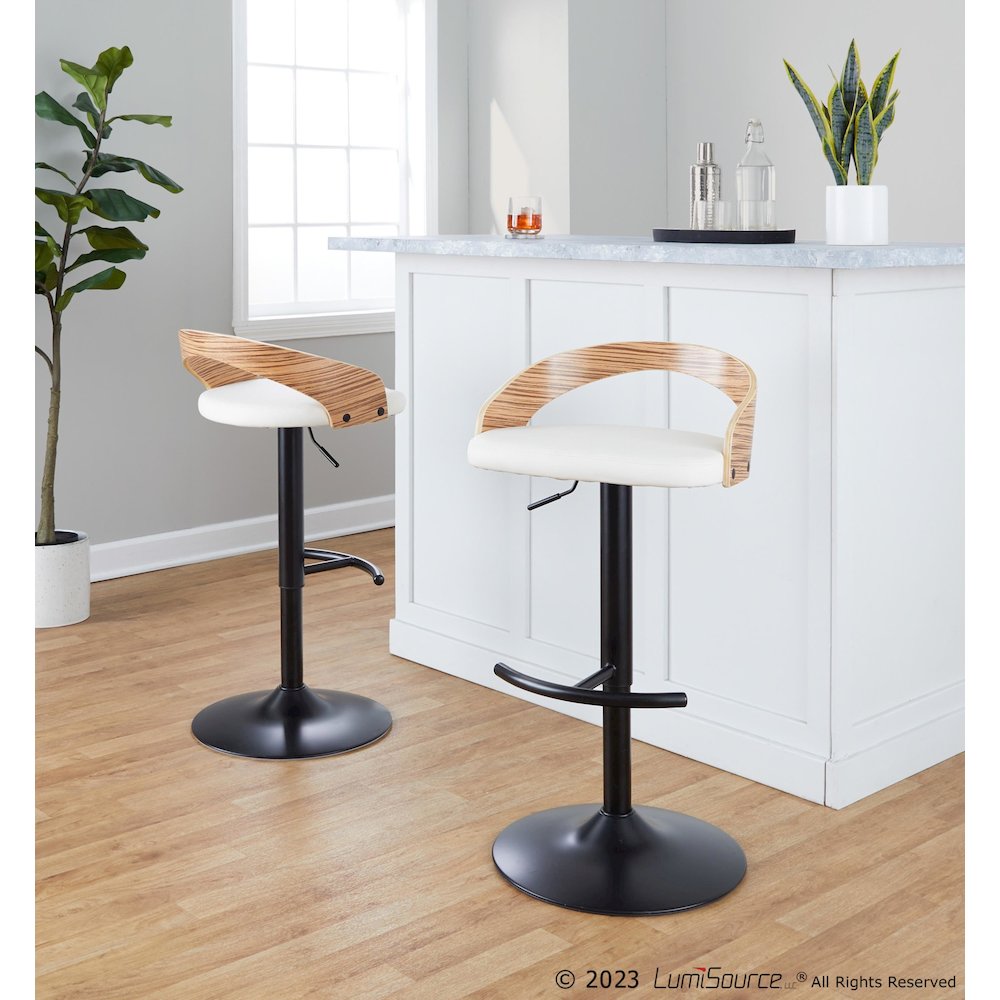 Grotto Adjustable Barstool - Set of 2
