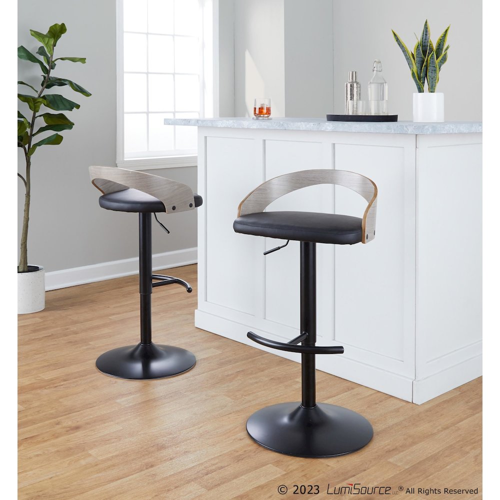 Grotto Adjustable Barstool - Set of 2
