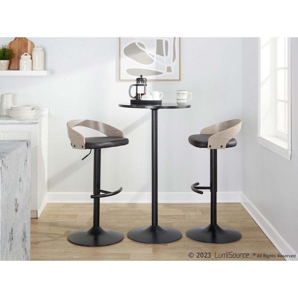 Grotto Adjustable Barstool - Set of 2