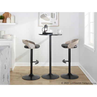 Grotto Adjustable Barstool - Set of 2