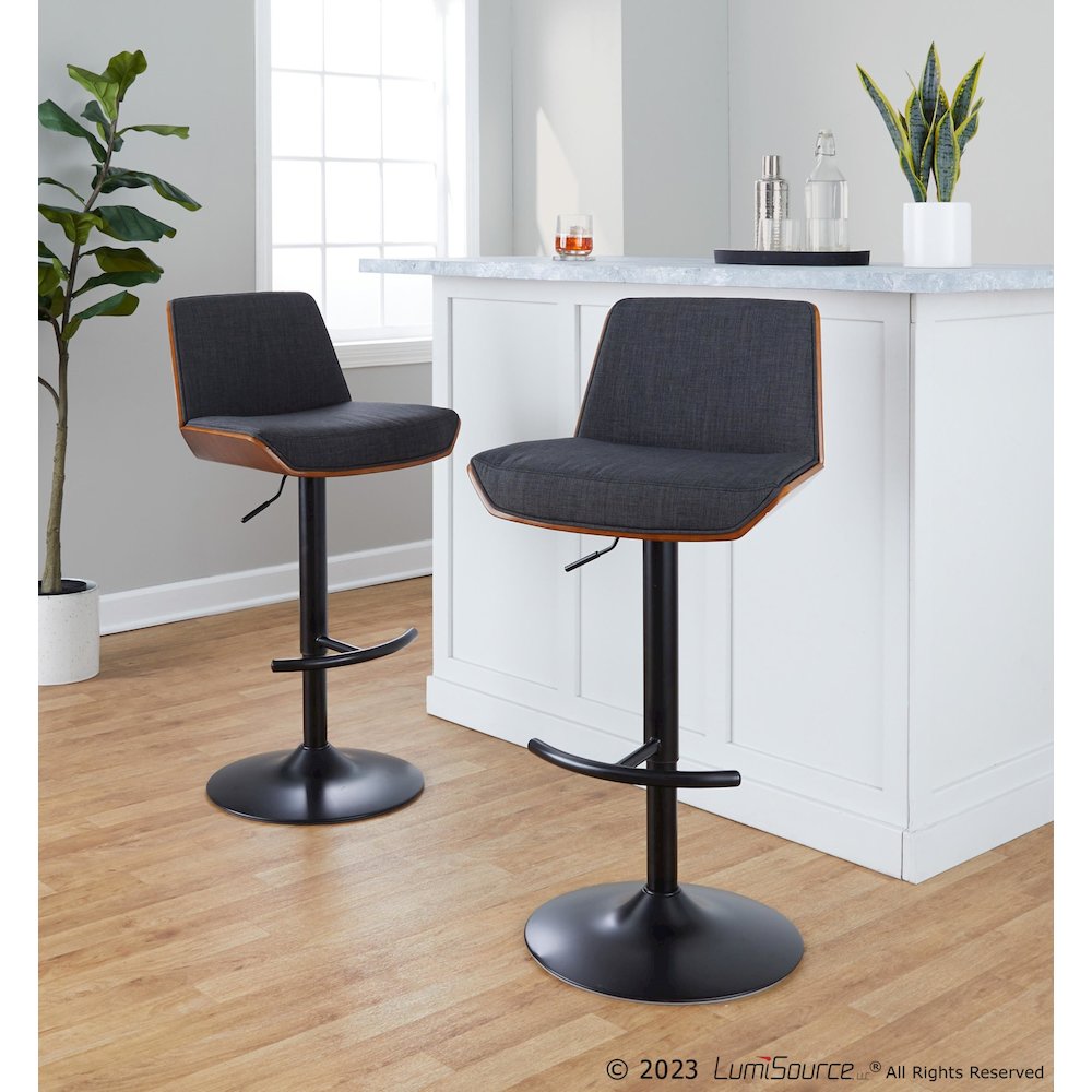 Corazza Adjustable Barstool - Set of 2