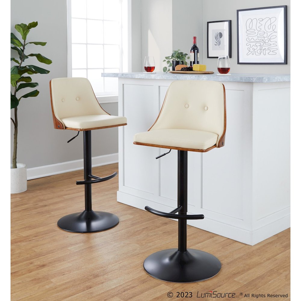 Gianna Adjustable Barstool - Set of 2