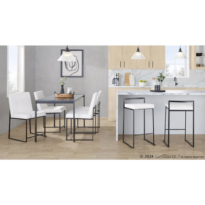 Fuji Stacker 26" Fixed-Height Counter Stool - Set of 3