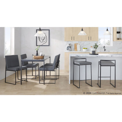 Fuji Stacker 26" Fixed-Height Counter Stool - Set of 3