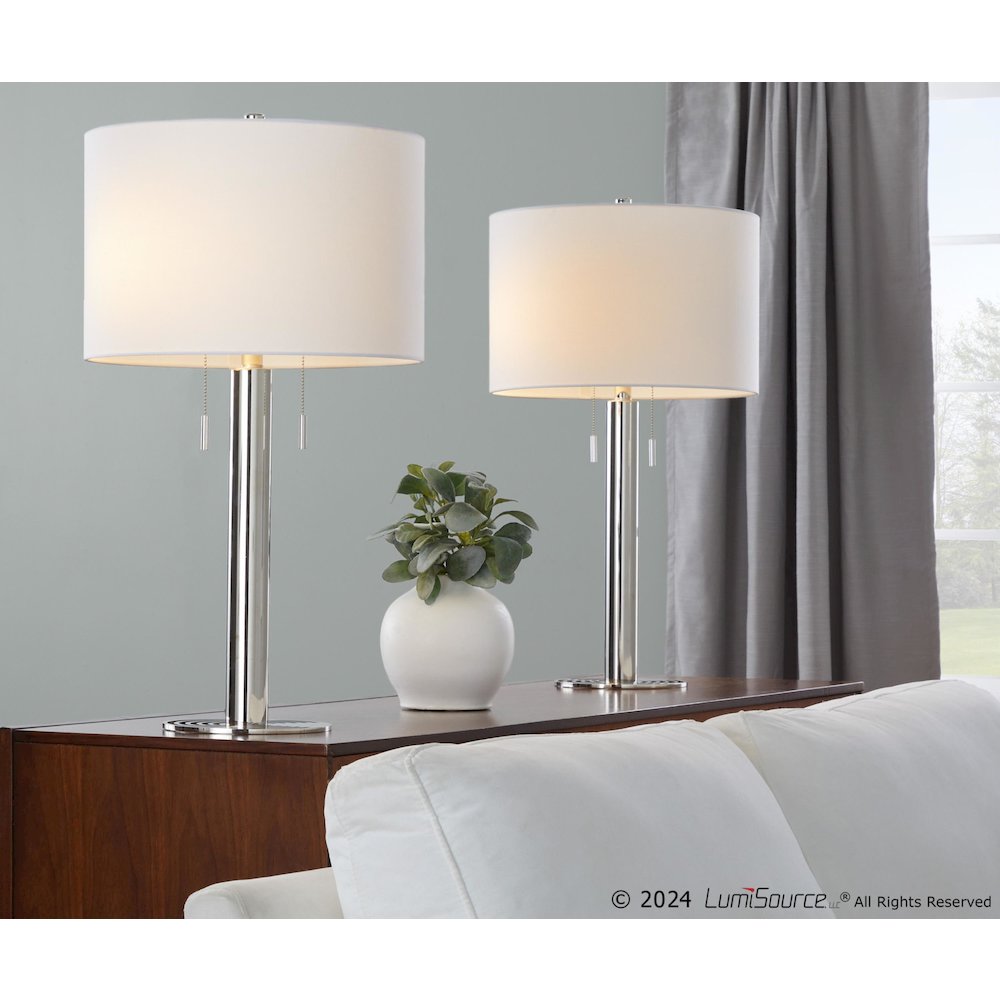Master 29" Metal Table Lamp - Set of 2