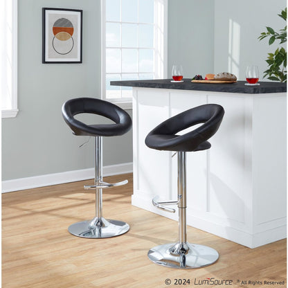 Posh Adjustable Barstool - Set of 2