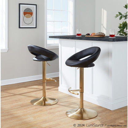 Posh Adjustable Barstool - Set of 2