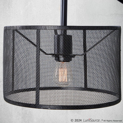Mod Mesh 27" Metal Task Lamp with USB - Set of 2