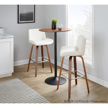 Santi 30" Fixed-Height Barstool - Set of 2