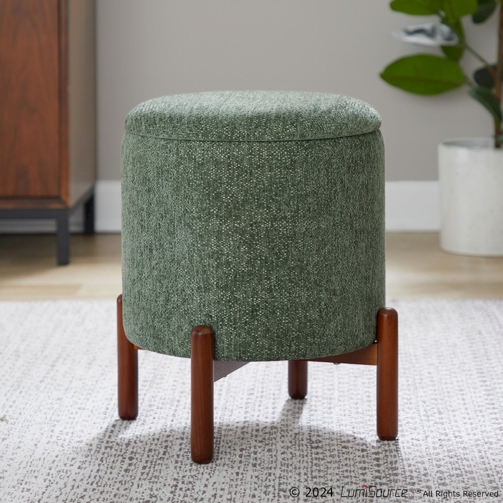 Daniella Wood Storage Ottoman