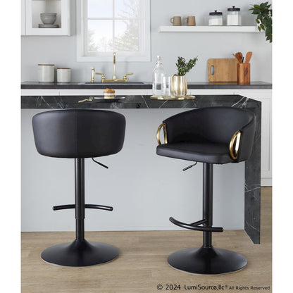 Claire Adjustable Barstool - Set of 2