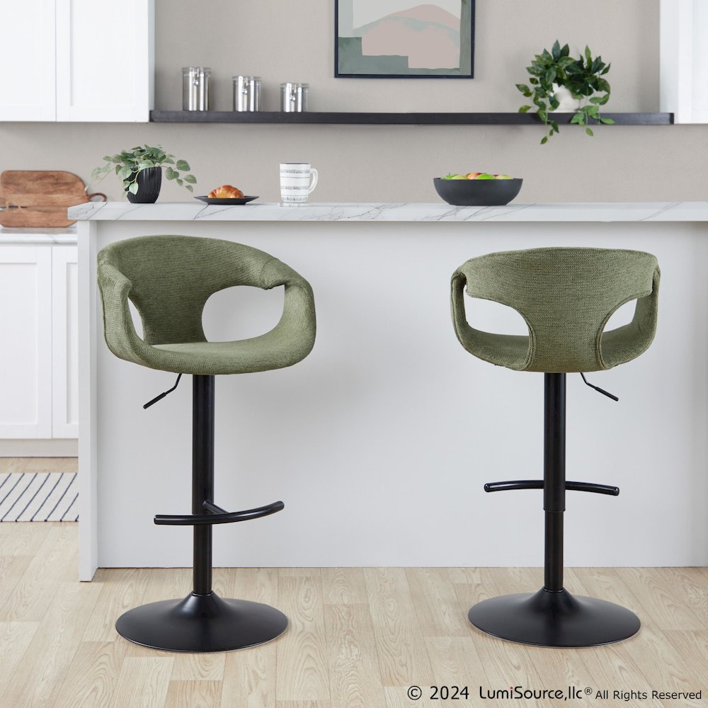Curva Adjustable Barstool - Set of 2