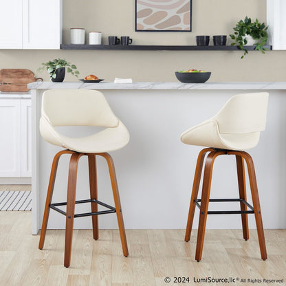 Fabrico 30" Fixed-Height Barstool - Set of 2