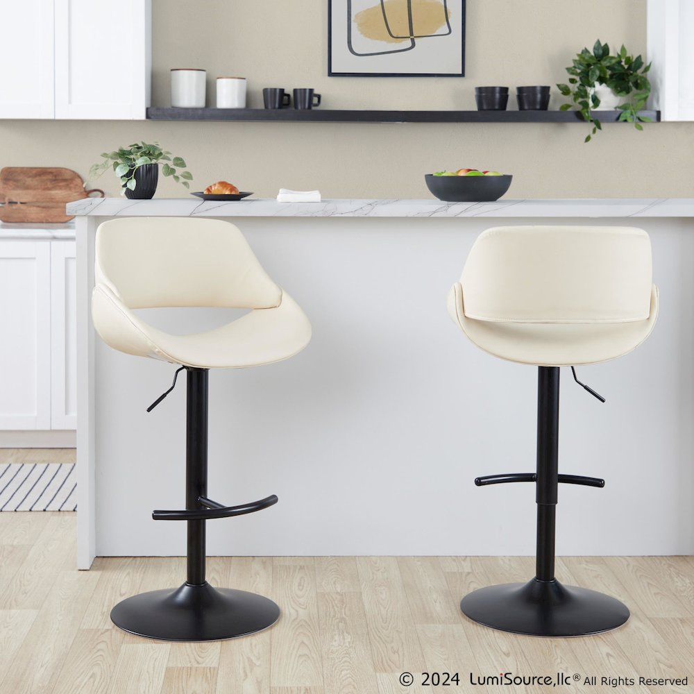 Fabrico Adjustable Barstool - Set of 2