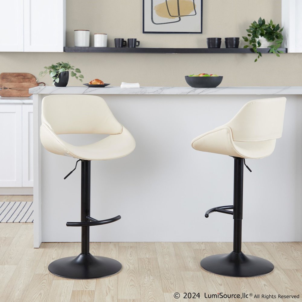 Fabrico Adjustable Barstool - Set of 2