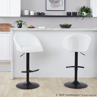 Matisse Highback Adjustable Barstool - Set of 2