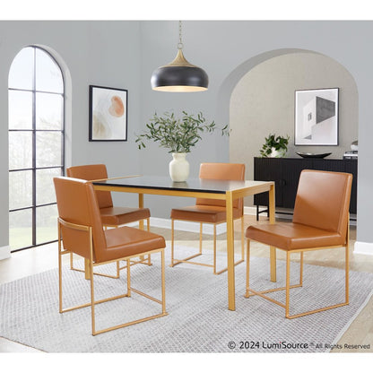 High Back Fuji Dining Chair - Set of 2