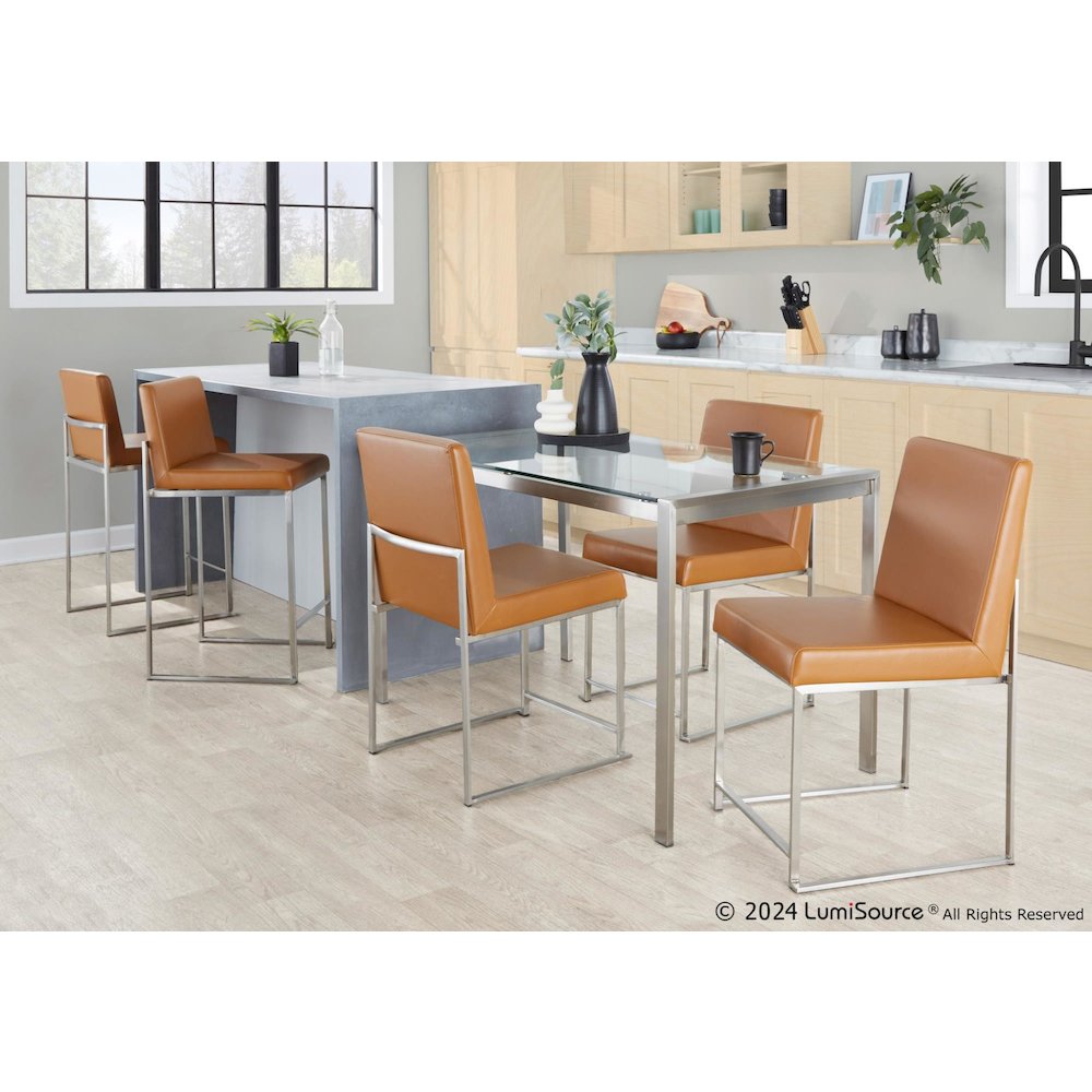 High Back Fuji Dining Chair - Set of 2