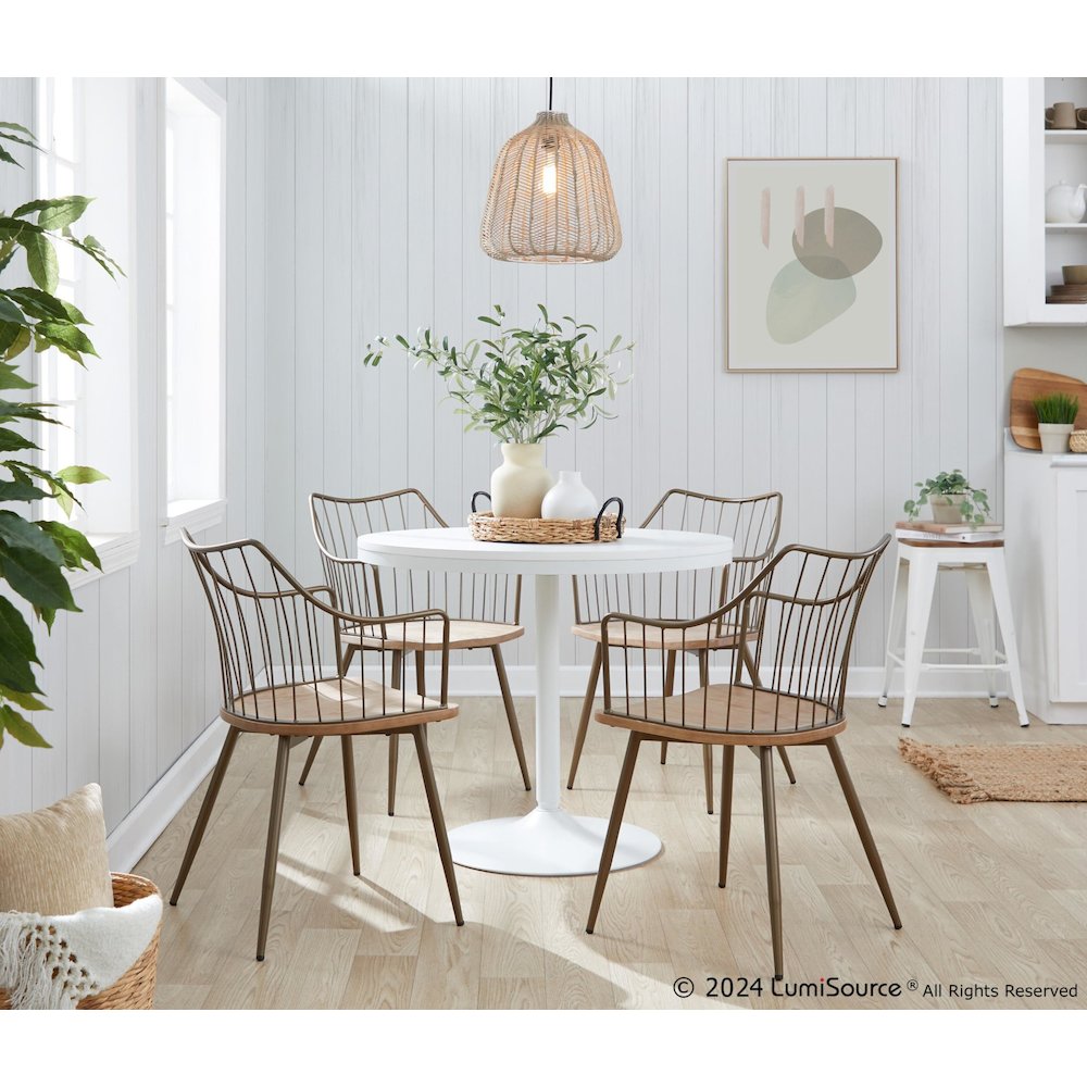 Dakota-Winston Dining Set - 5 Piece