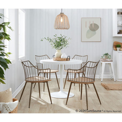 Dakota-Winston Dining Set - 5 Piece