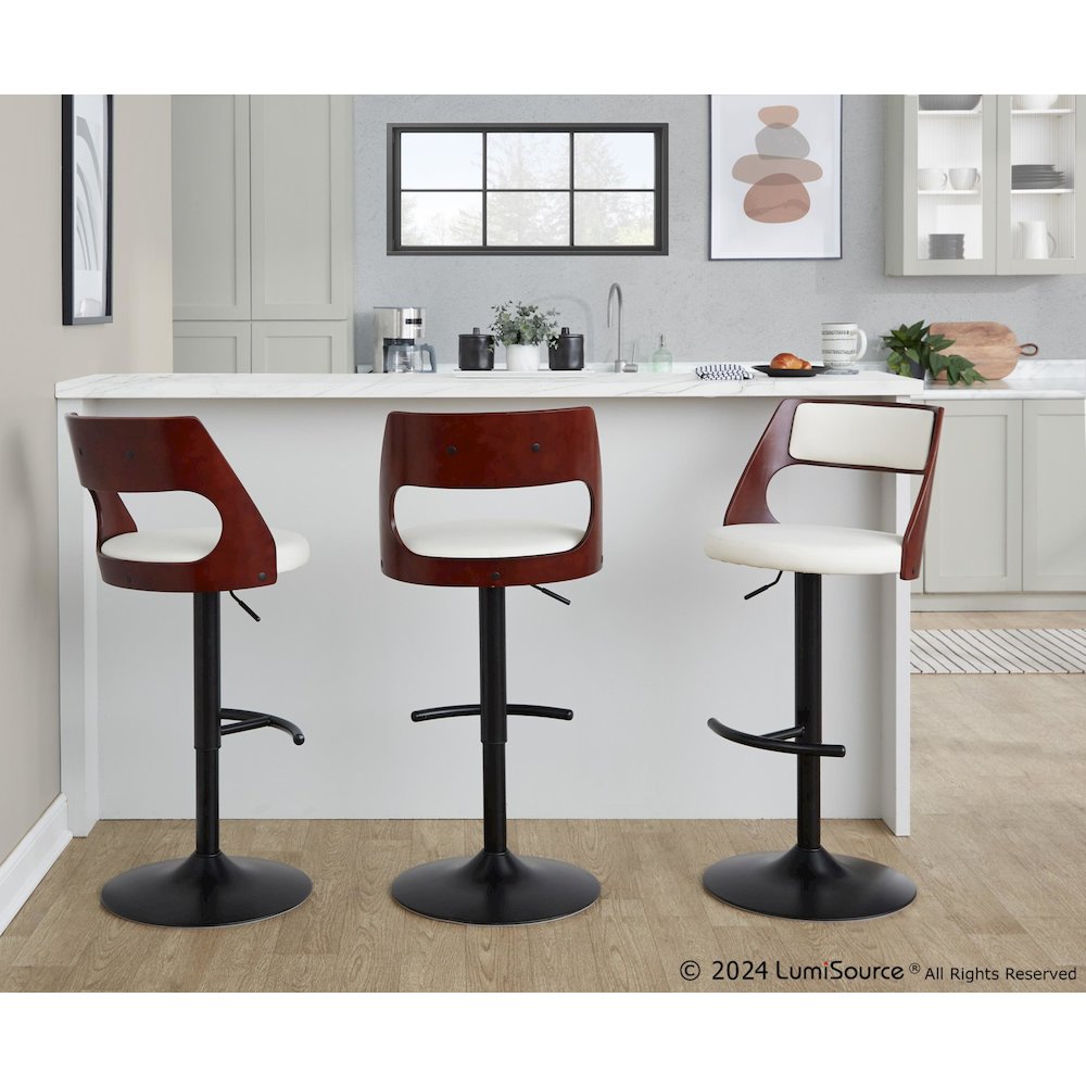 Cecina Adjustable Barstool - Set of 2