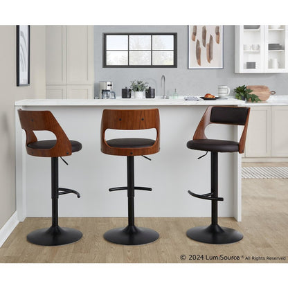 Cecina Adjustable Barstool - Set of 2