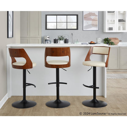 Cecina Adjustable Barstool - Set of 2