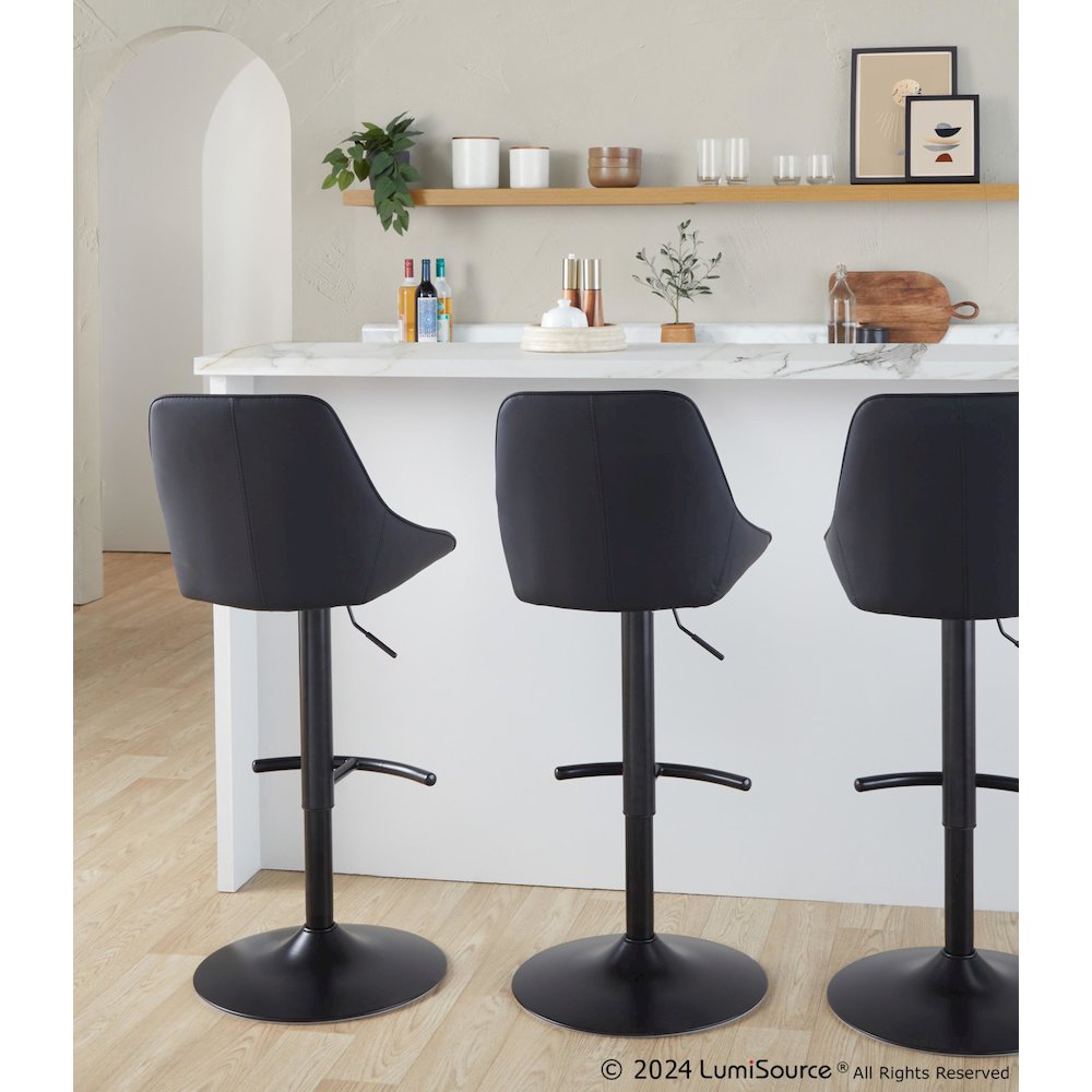Diana Adjustable Barstool - Set of 2