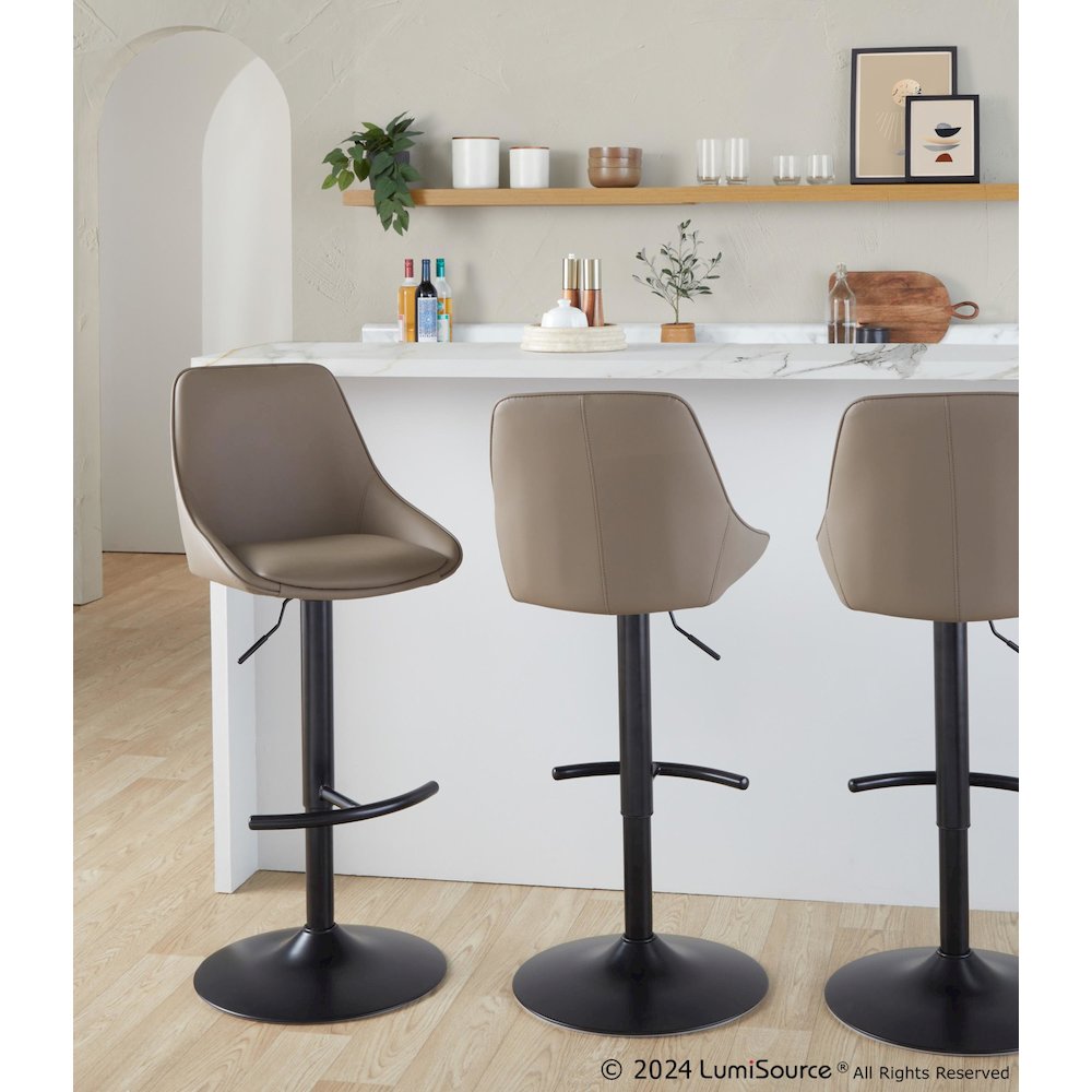 Diana Adjustable Barstool - Set of 2
