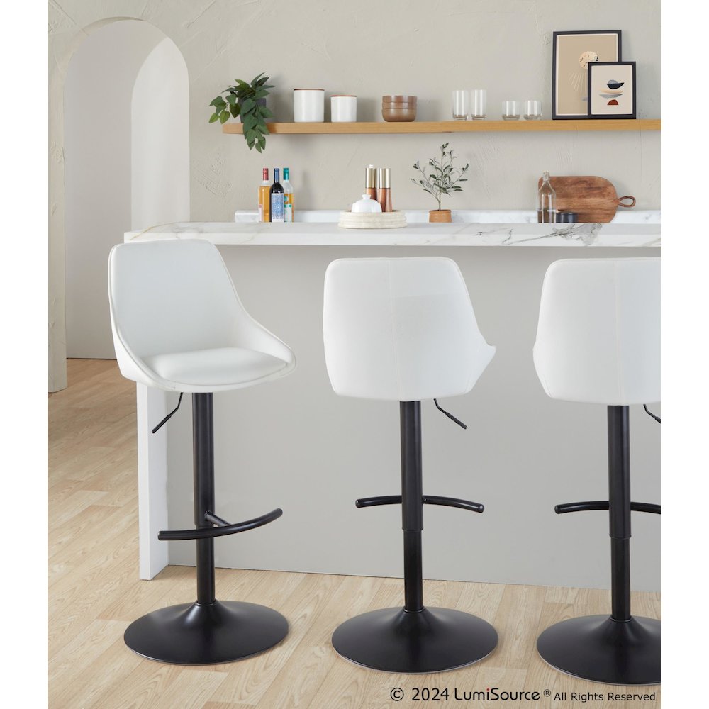 Diana Adjustable Barstool - Set of 2