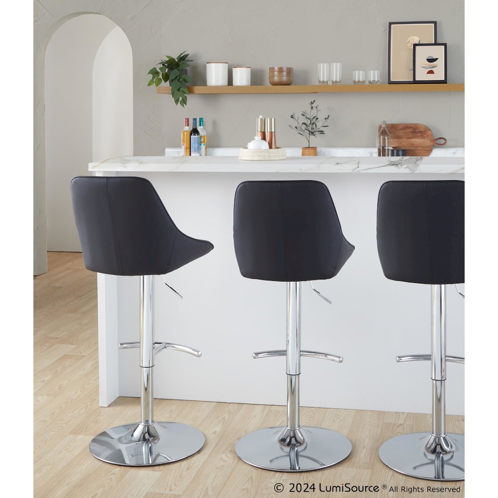 Diana Adjustable Barstool - Set of 2