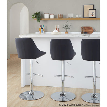 Diana Adjustable Barstool - Set of 2