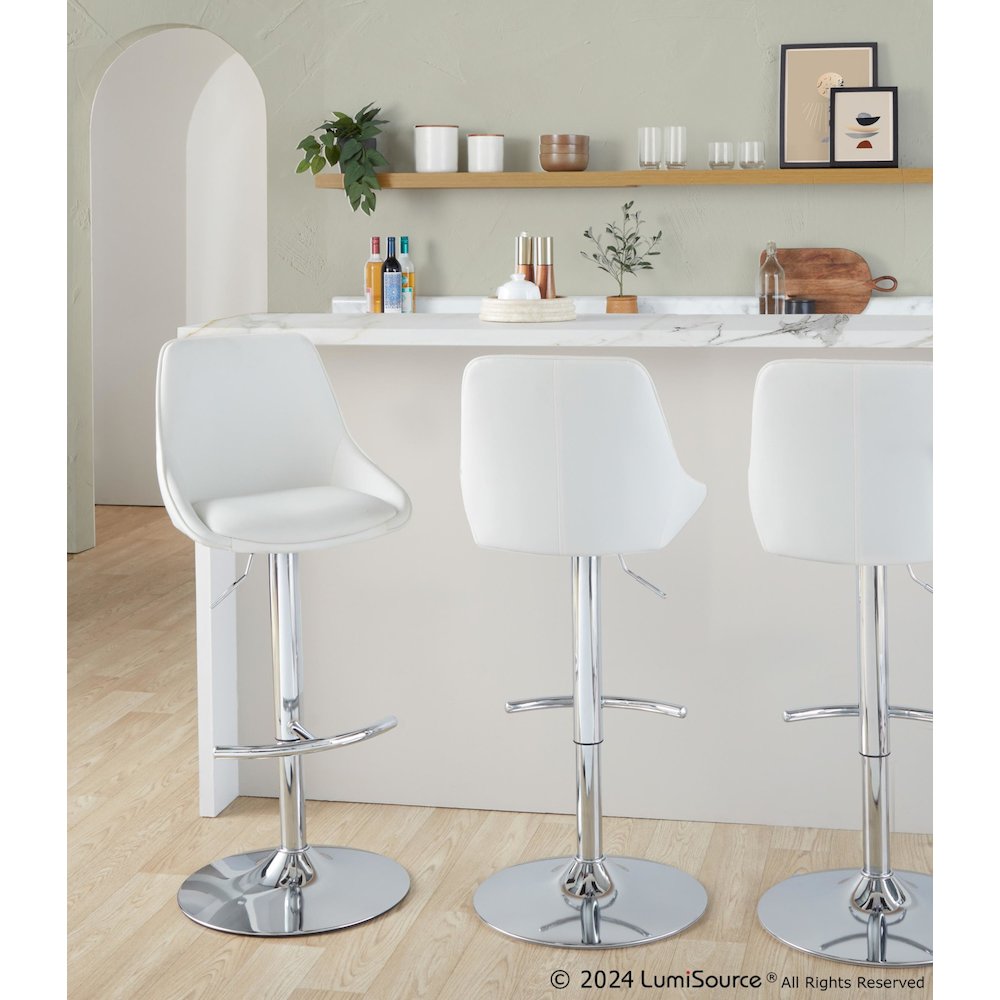 Diana Adjustable Barstool - Set of 2