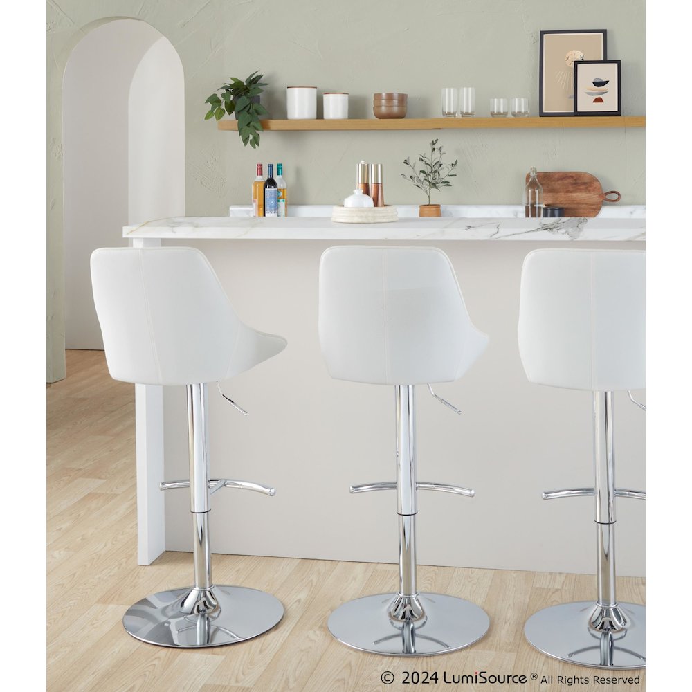 Diana Adjustable Barstool - Set of 2