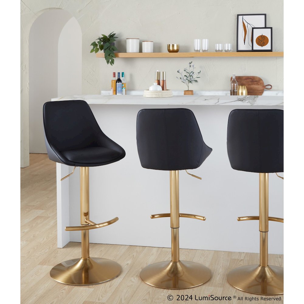 Diana Adjustable Barstool - Set of 2