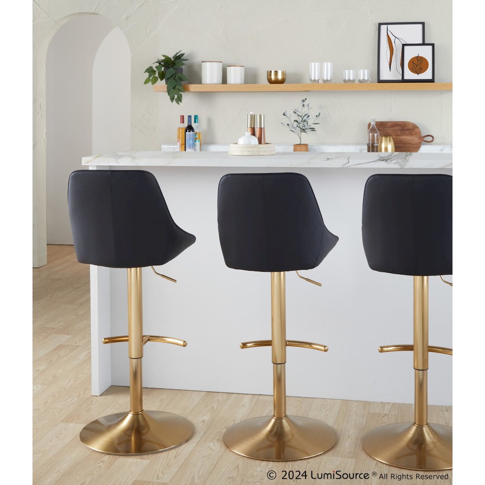 Diana Adjustable Barstool - Set of 2