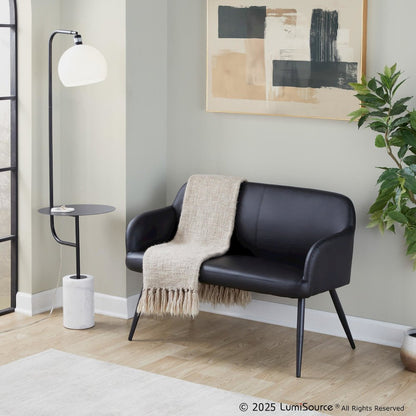 Symbol 66" Metal Floor Lamp With Side Table