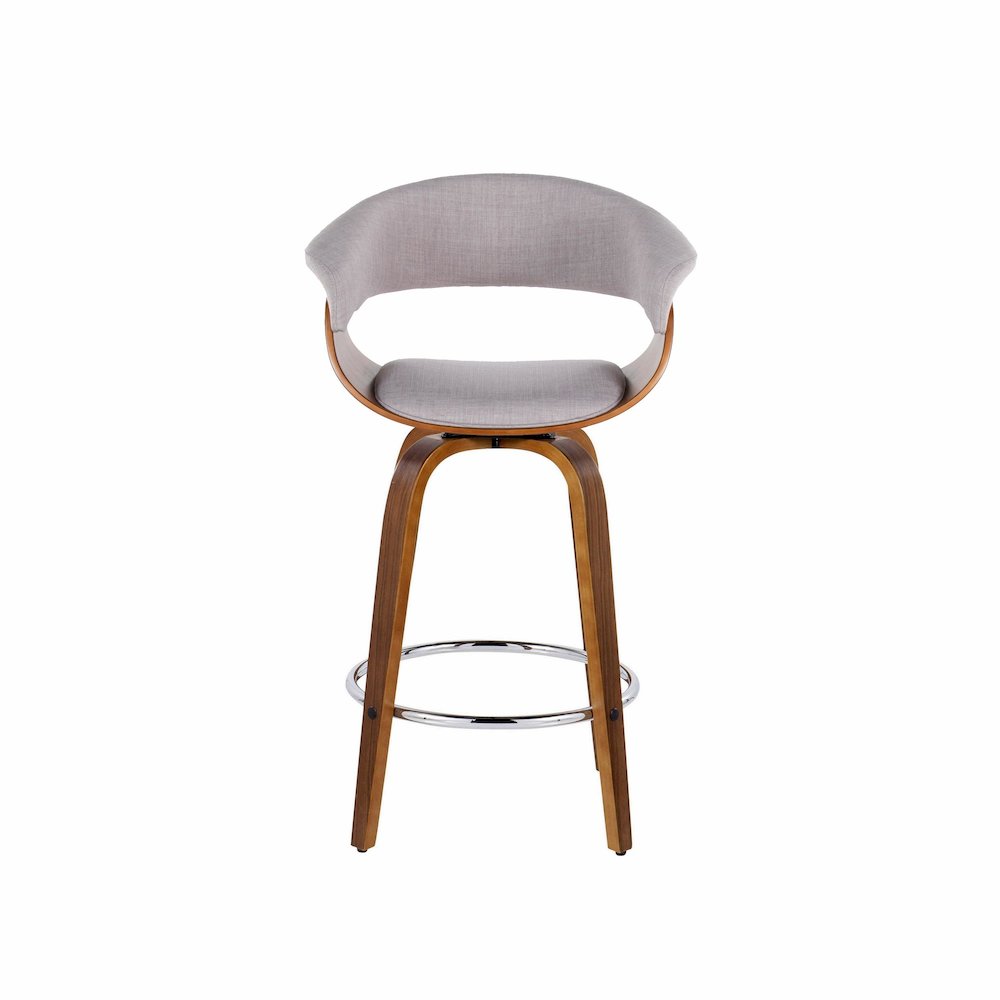 Vintage Mod 26" Fixed-Height Counter Stool - Set of 2