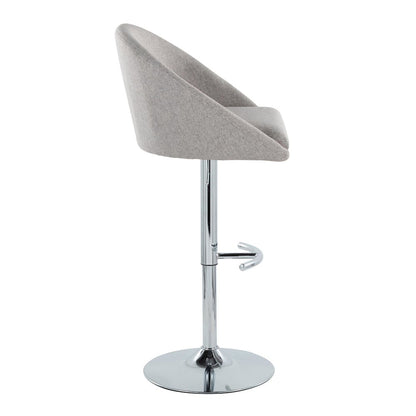 Matisse Highback Adjustable Barstool - Set of 2