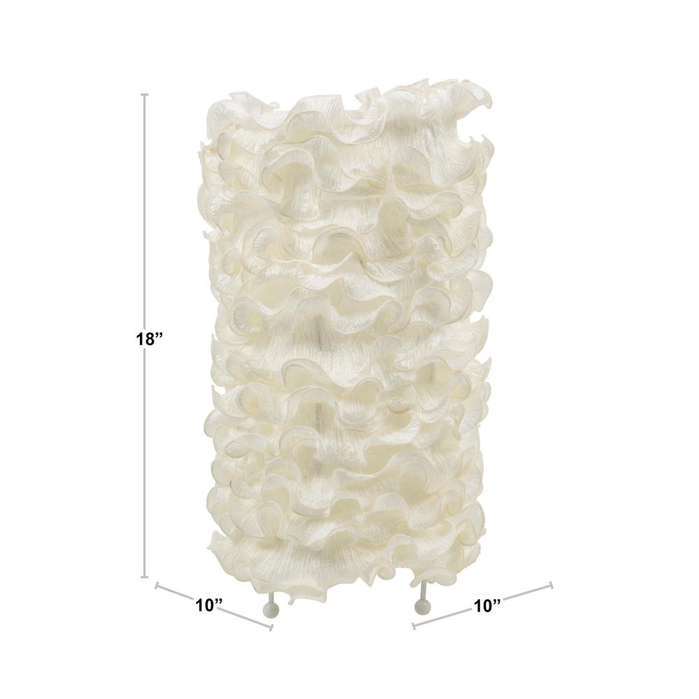 Lace Contemporary Table Lamp in Cream