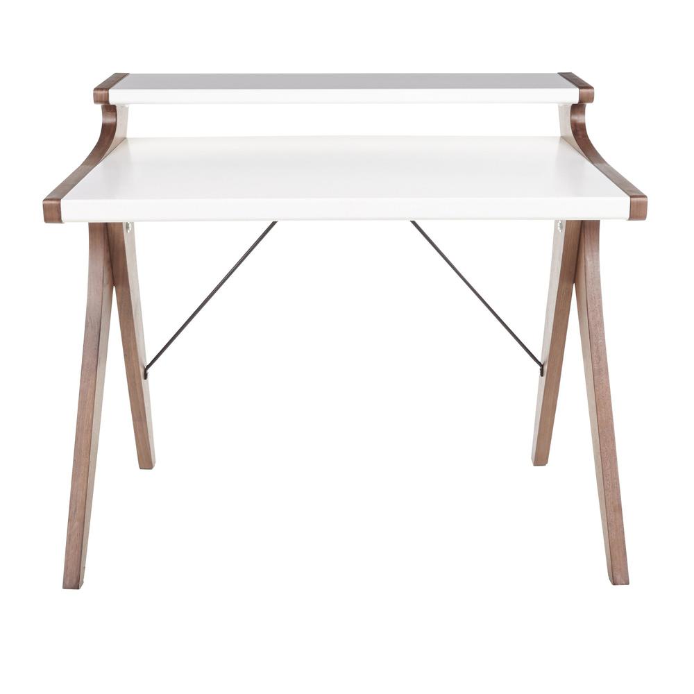 Walnut Wood, White Wood Archer Desk