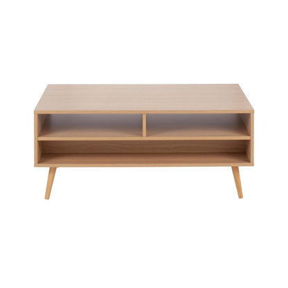 Natural Wood, White Wood Astro Coffee Table