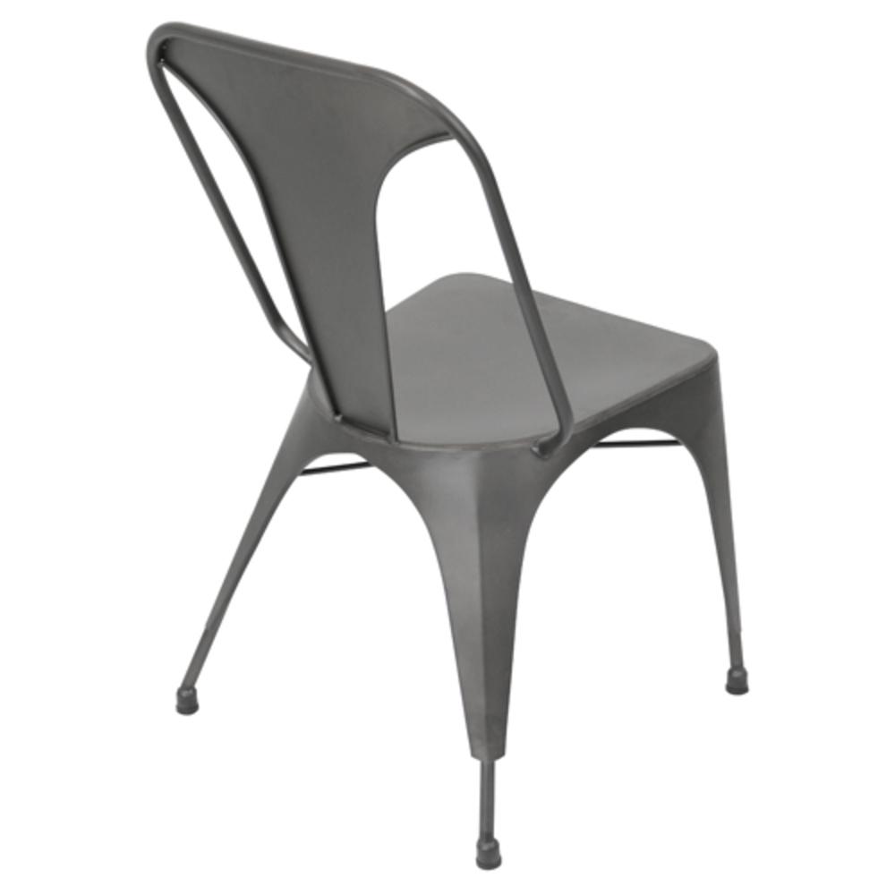 Matte Grey Austin Dining Chair - Set of 2