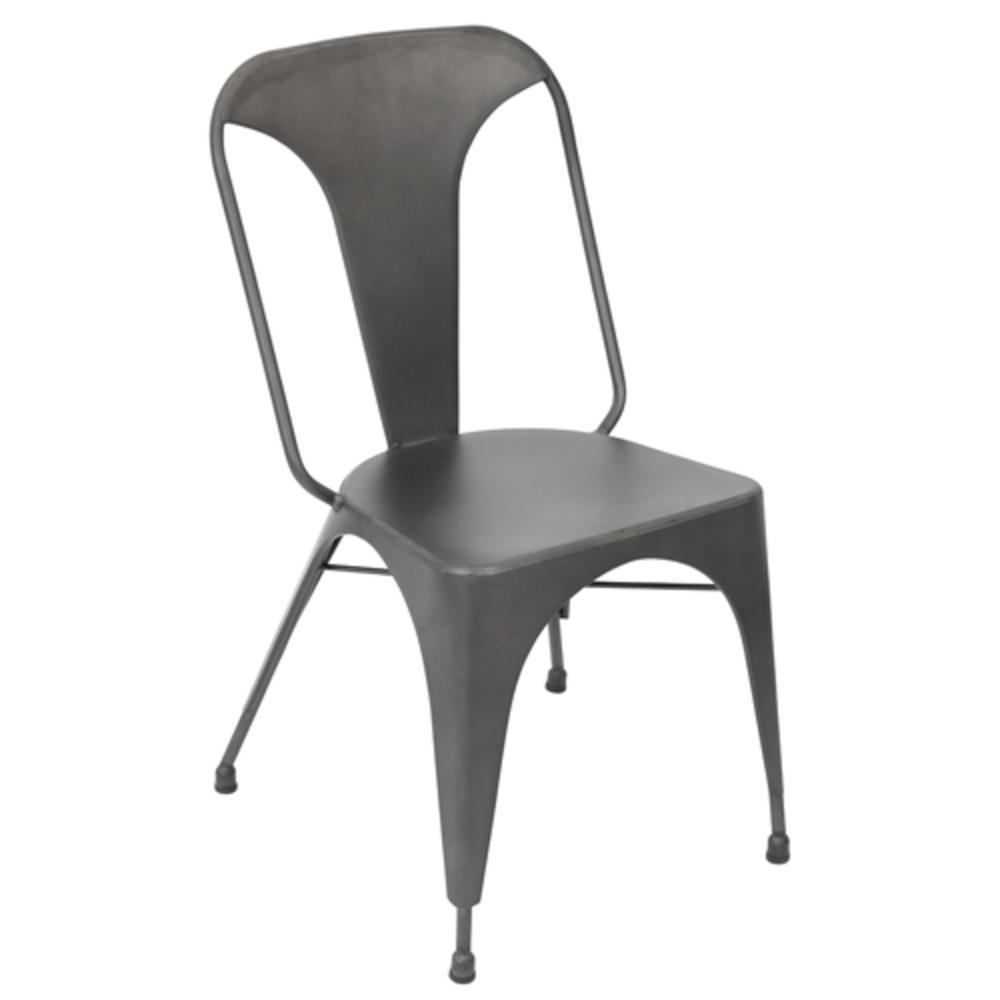 Matte Grey Austin Dining Chair - Set of 2