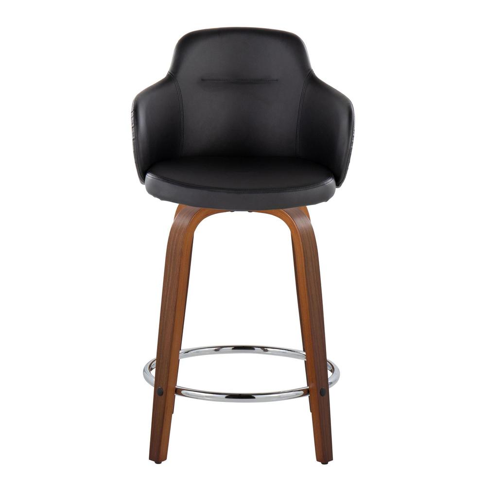 Brown Boyne 24" Fixed-Height Counter Stool - Set of 2