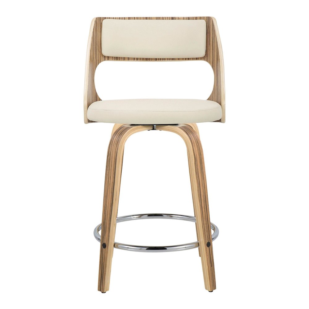 Cecina 24" Fixed-Height Counter Stool - Set of 2