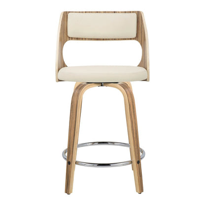 Cecina 24" Fixed-Height Counter Stool - Set of 2