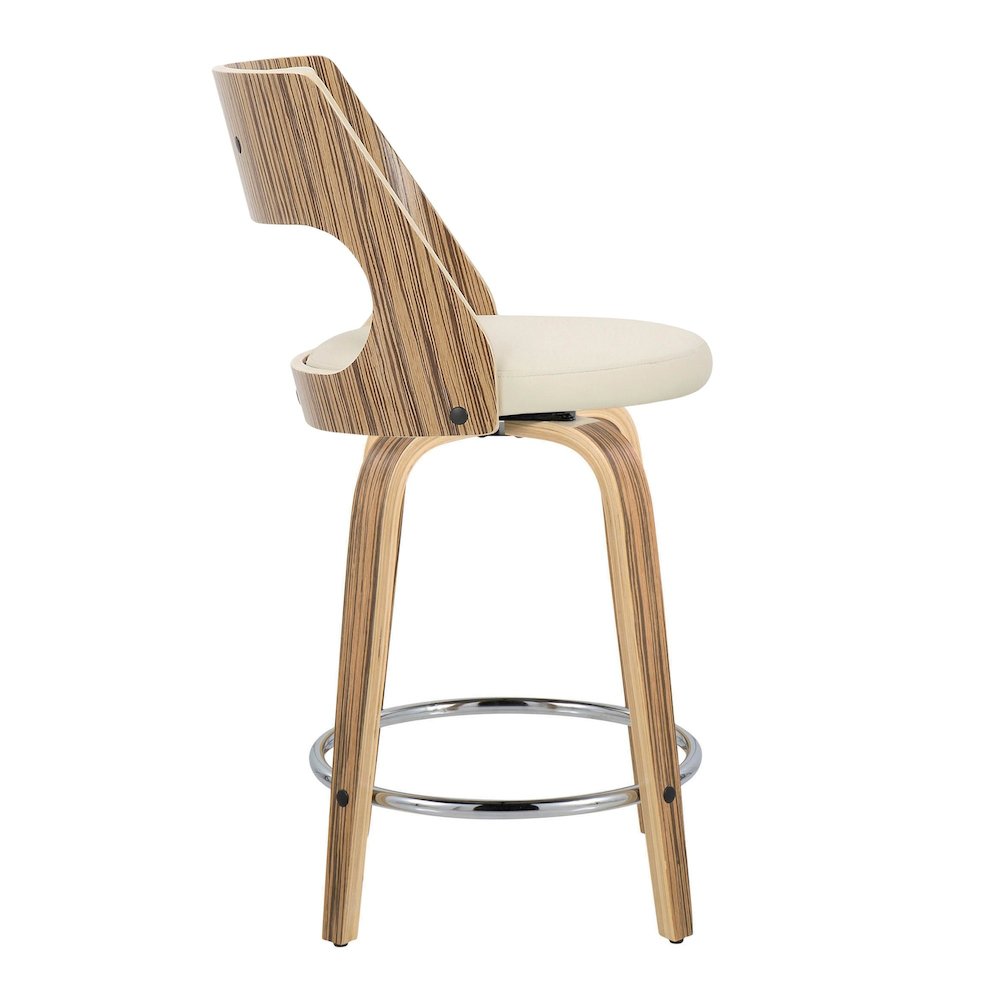 Cecina 24" Fixed-Height Counter Stool - Set of 2