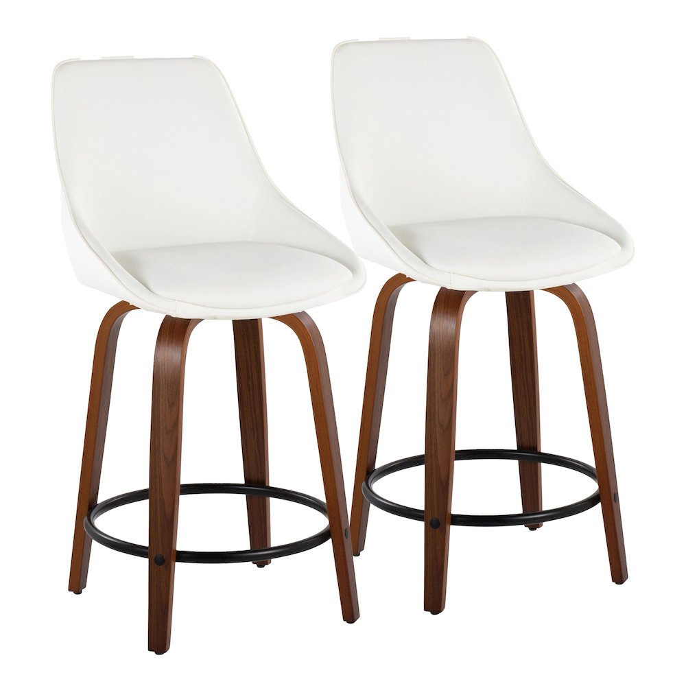 Diana 24" Fixed-Height Counter Stool - Set of 2