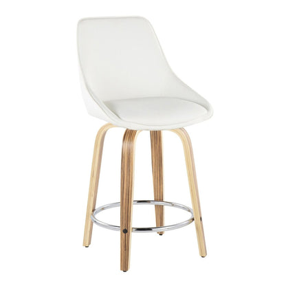 Diana 24" Fixed-Height Counter Stool - Set of  2